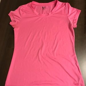 Champion loose fit size small pink workout shirt